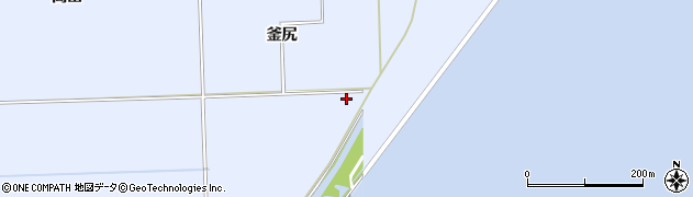 福島県相馬市新田（釜尻）周辺の地図