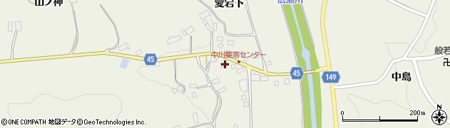 福島県伊達市霊山町中川高畑10周辺の地図