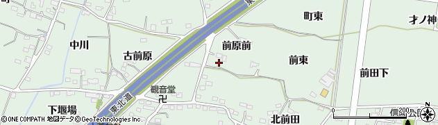 福島県福島市笹谷前原前11周辺の地図