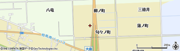 福島県相馬市大曲周辺の地図