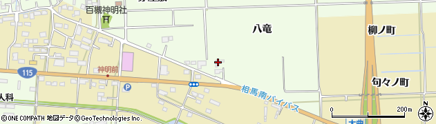 福島県相馬市百槻八竜周辺の地図