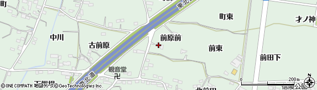 福島県福島市笹谷前原前10周辺の地図