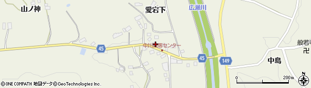 福島県伊達市霊山町中川高畑5周辺の地図