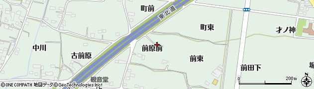 福島県福島市笹谷前原前6周辺の地図