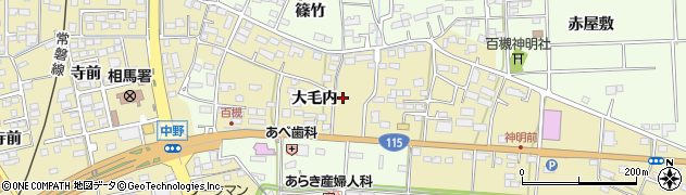 福島県相馬市大曲大毛内周辺の地図