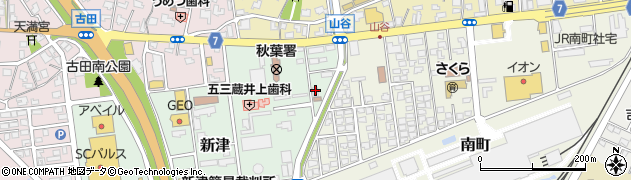 財団法人秋葉区交通安全協会周辺の地図