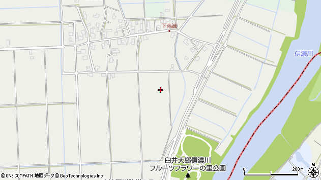 〒950-1411 新潟県新潟市南区赤渋の地図