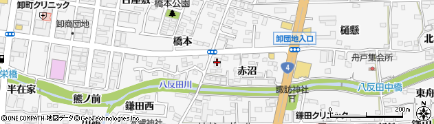 ツクイ福島鎌田周辺の地図