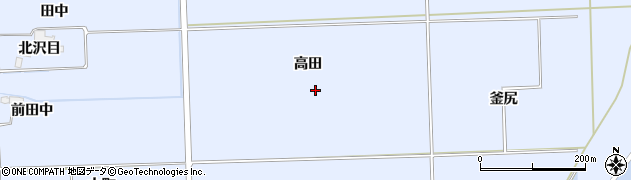 福島県相馬市新田（高田）周辺の地図