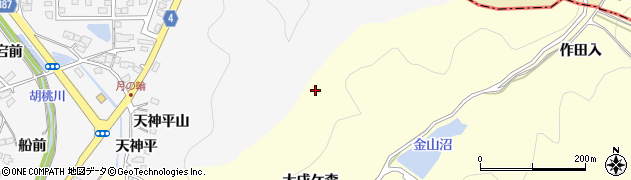 福島県福島市岡島（天神平）周辺の地図