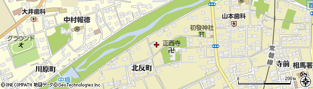 福島県相馬市中野北川原88周辺の地図