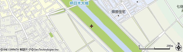 能代川周辺の地図