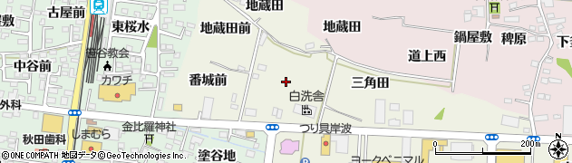 福島県福島市南矢野目中道周辺の地図