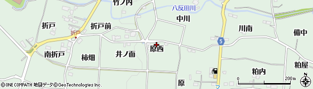 福島県福島市大笹生（原西）周辺の地図