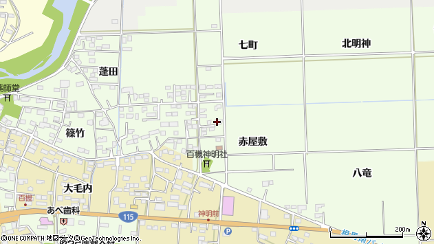 〒976-0031 福島県相馬市百槻の地図