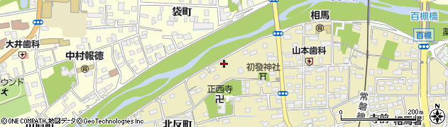 福島県相馬市中野北川原52周辺の地図