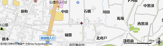 福島県福島市鎌田石橋22周辺の地図