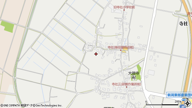 〒959-2205 新潟県阿賀野市寺社の地図