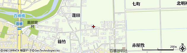福島県相馬市百槻周辺の地図
