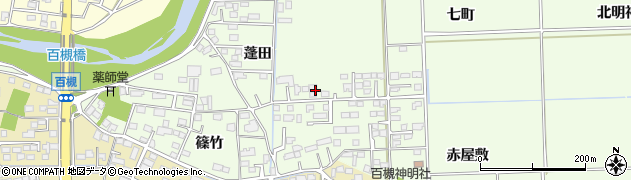 福島県相馬市百槻周辺の地図