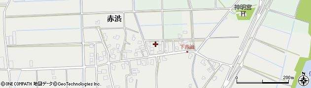 新潟県新潟市南区赤渋549周辺の地図