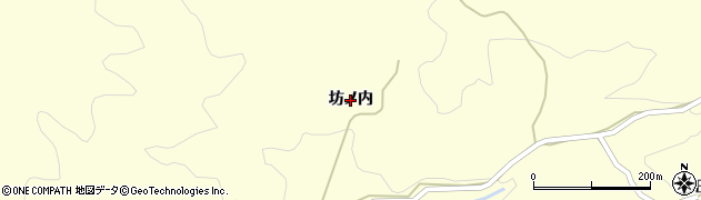 福島県伊達市霊山町大石（坊ノ内）周辺の地図