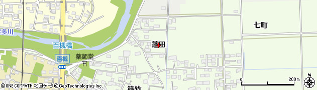 福島県相馬市百槻（蓬田）周辺の地図
