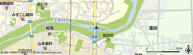 百槻橋周辺の地図