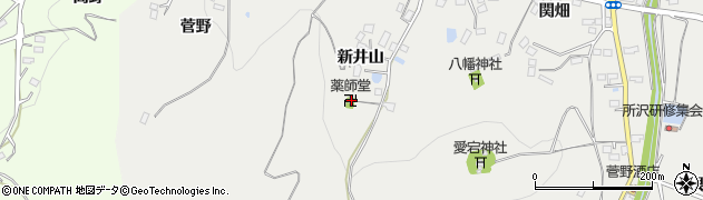 福島県伊達市保原町所沢新井山28周辺の地図