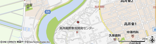 新潟県新潟市南区高井興野周辺の地図