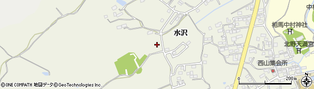 福島県相馬市西山周辺の地図