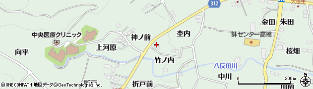 福島県福島市大笹生竹ノ内31周辺の地図