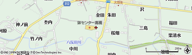 福島県福島市大笹生桜畑39周辺の地図