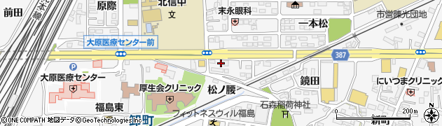 福島県福島市鎌田御仮家99周辺の地図