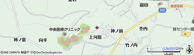 福島県福島市大笹生（山ノ下）周辺の地図