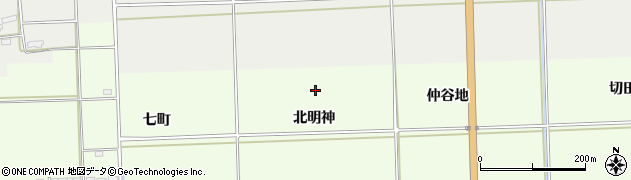福島県相馬市百槻（北明神）周辺の地図