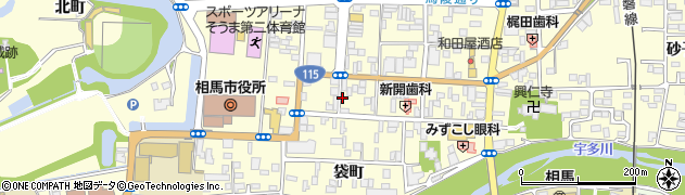 丁子屋書店周辺の地図