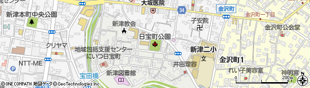 日宝町公園周辺の地図