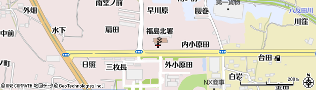 福島県福島市飯坂町平野江合周辺の地図