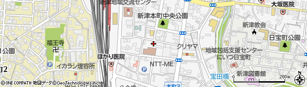 大光銀行新津支店 ＡＴＭ周辺の地図