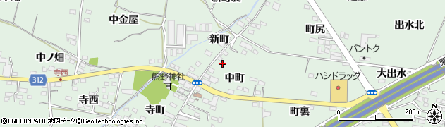 福島県福島市笹谷中町19周辺の地図