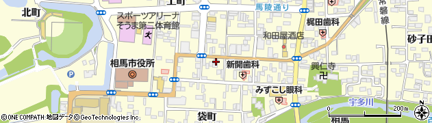 福島県相馬市中村大町30周辺の地図