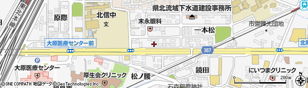 福島県福島市鎌田御仮家89周辺の地図