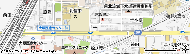 福島県福島市鎌田御仮家76周辺の地図