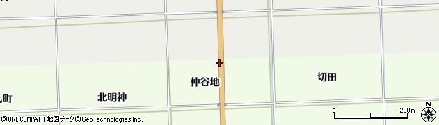 福島県相馬市百槻仲谷地周辺の地図