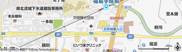 焼肉 牛角 福島鎌田店周辺の地図