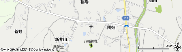 福島県伊達市保原町所沢関畑27周辺の地図