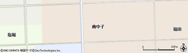福島県相馬市岩子（南中子）周辺の地図