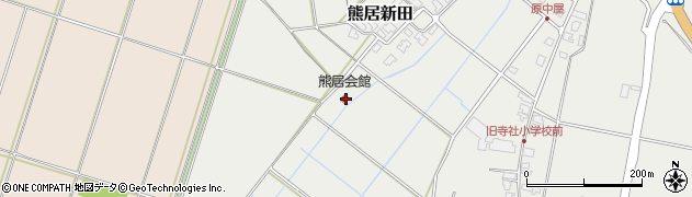 新潟県阿賀野市熊居新田483周辺の地図