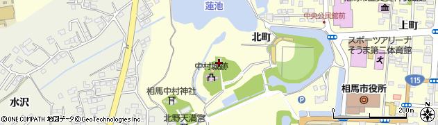 相馬中村神社周辺の地図